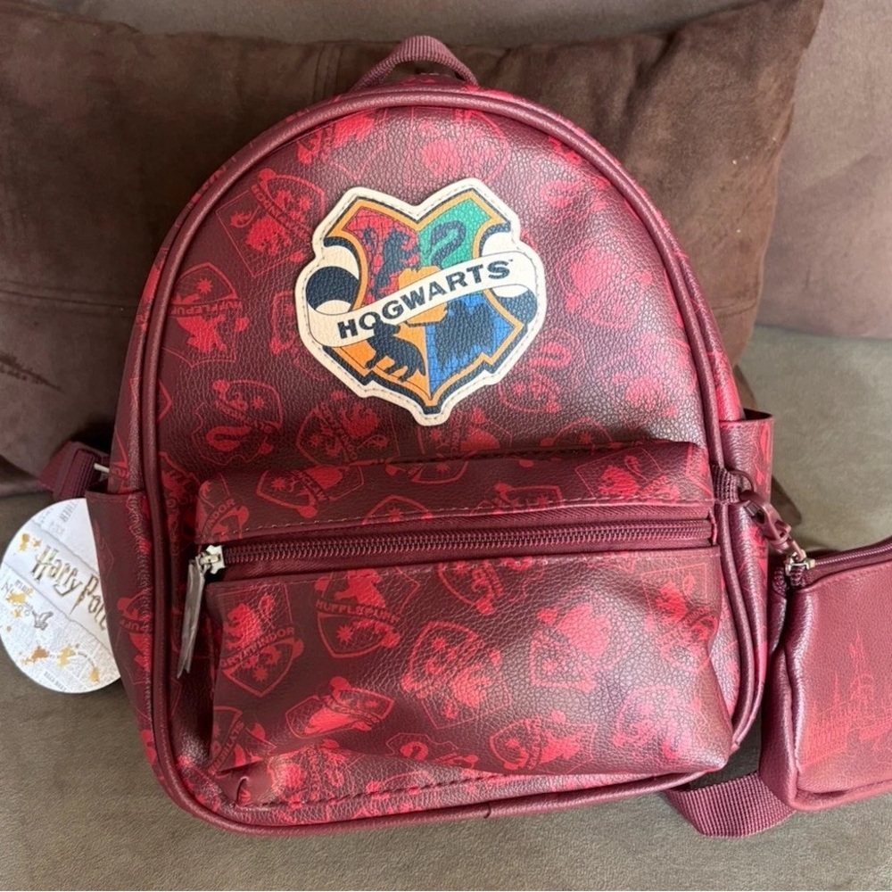 Warner Bros. Maroon Hogwarts Kids Backpack